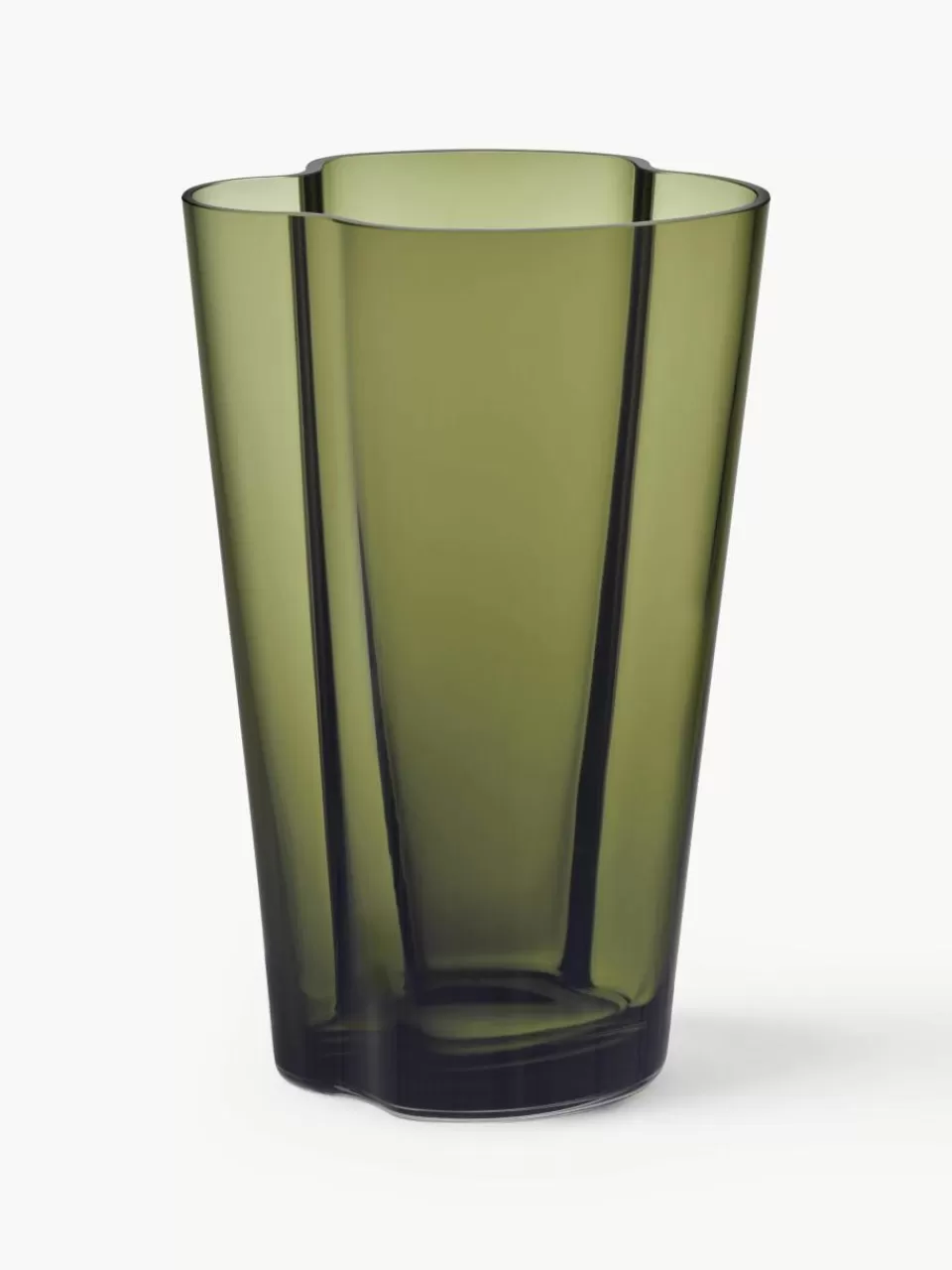 iittala Mondgeblazen vaas Alvar Aalto, H 22 cm | Vazen | Vazen