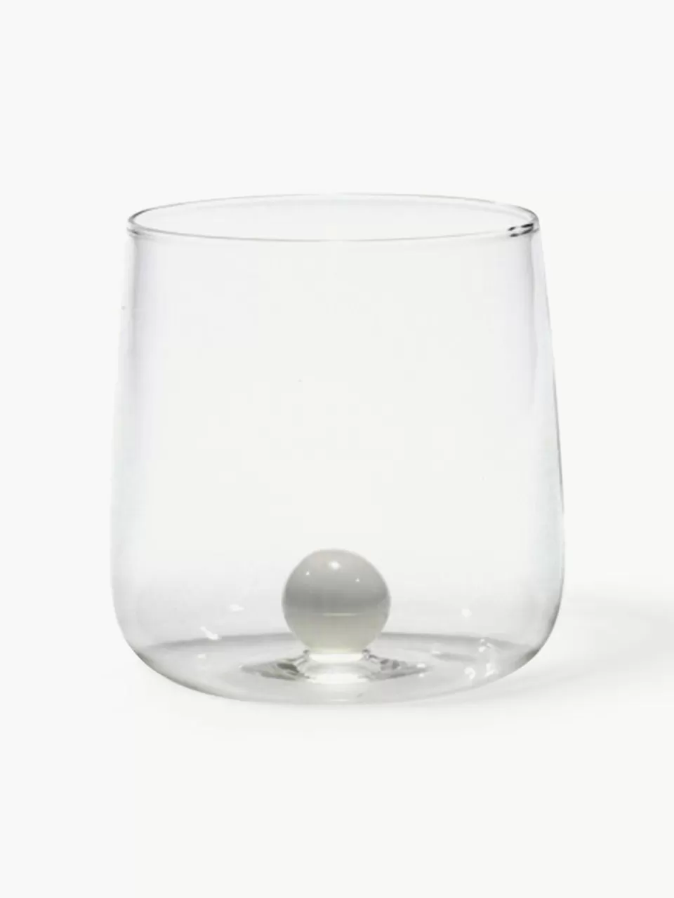 zafferano Mondgeblazen waterglazen Bilia van borosilicaatglas, 6 stuks | Servies | Waterglazen