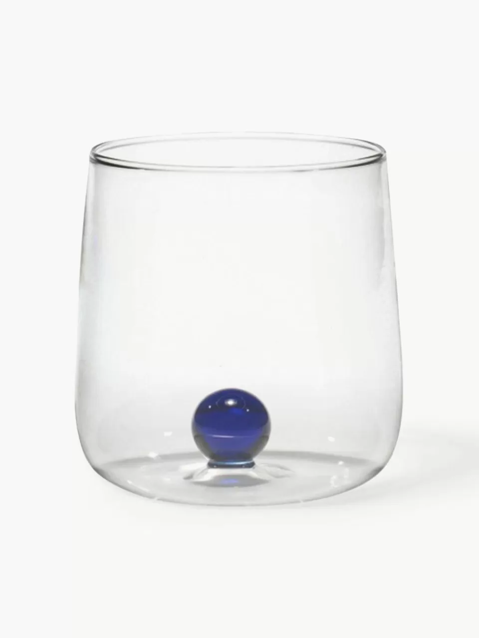 zafferano Mondgeblazen waterglazen Bilia van borosilicaatglas, 6 stuks | Servies | Waterglazen