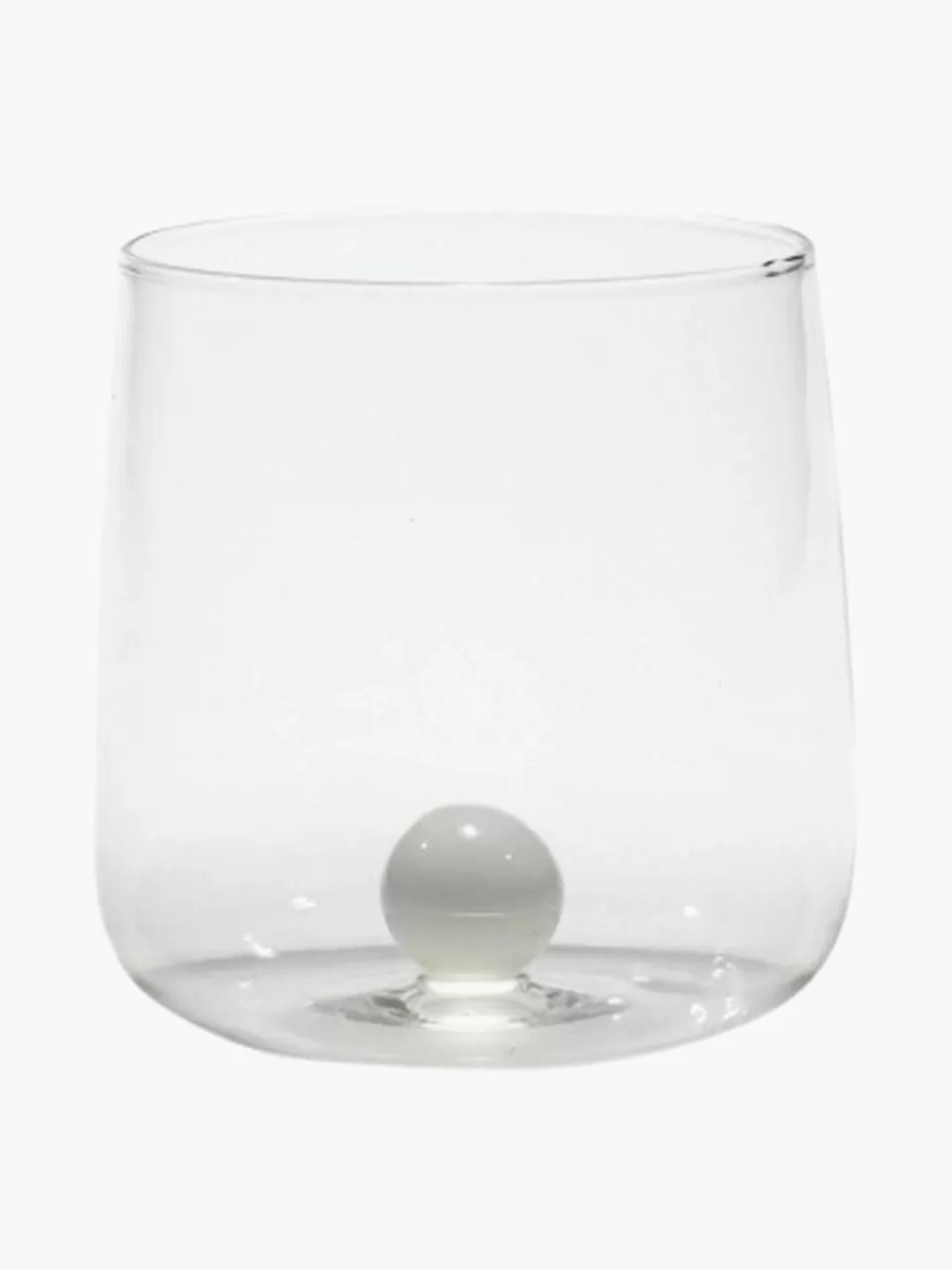 zafferano Mondgeblazen waterglazen Bilia van borosilicaatglas, 6 stuks | Servies | Waterglazen