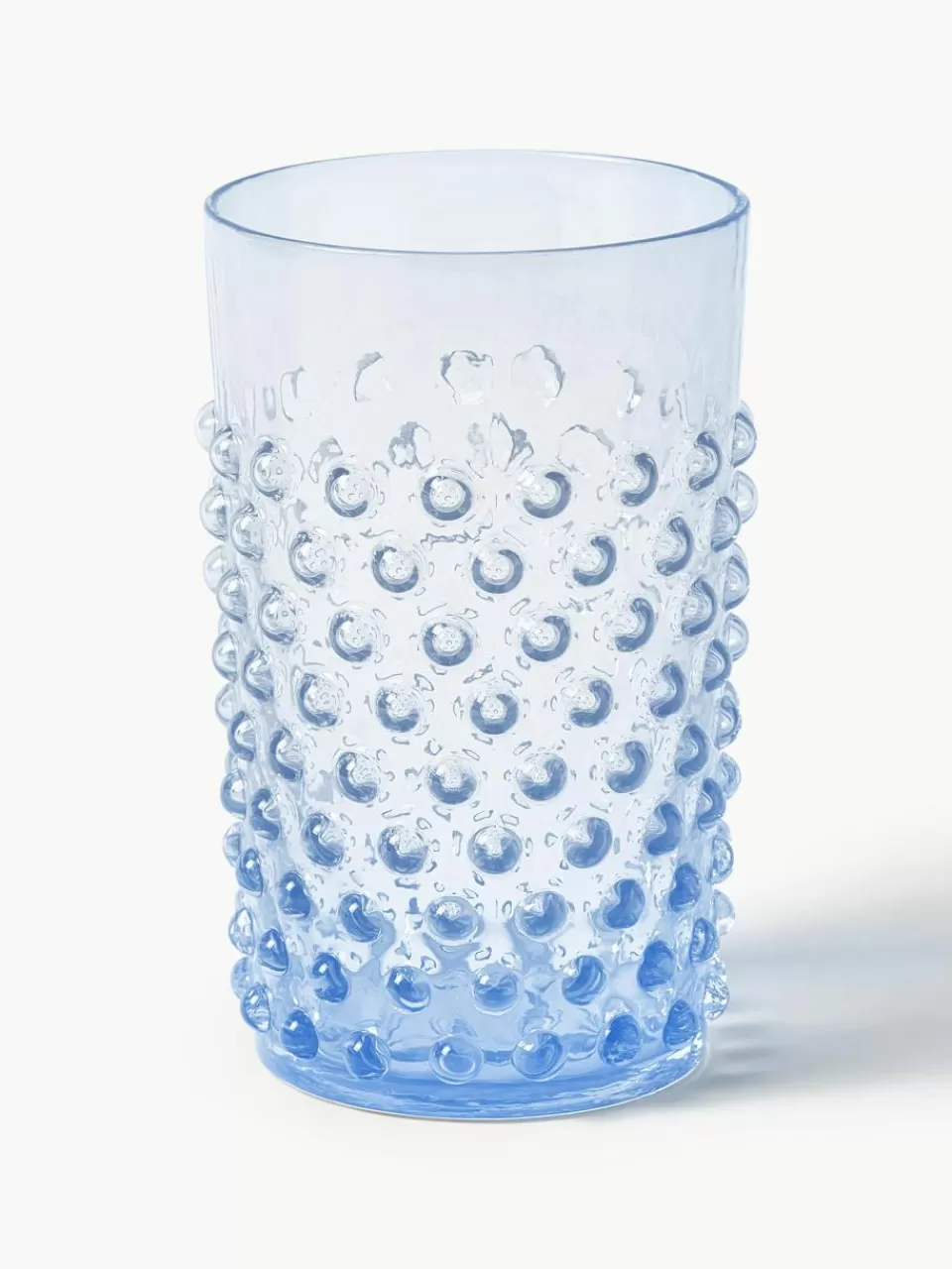 ANNA VON LIPA Mondgeblazen waterglazen Hobnail, 6 stuks | Waterglazen | Servies