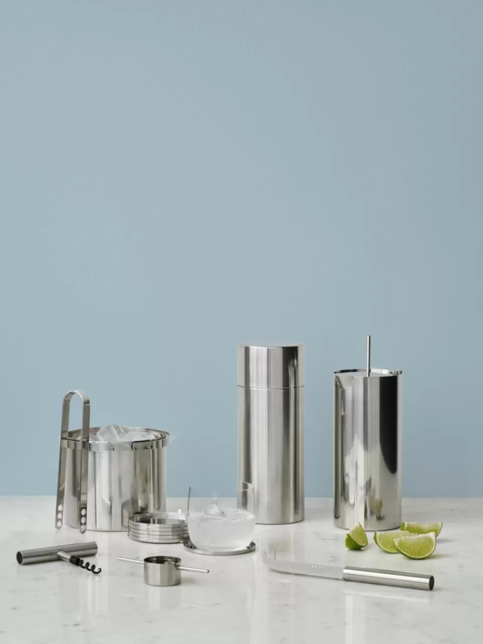 stelton Onderzetter Arne Jacobsen met standaard, 6 stuks | Servies | Onderzetters