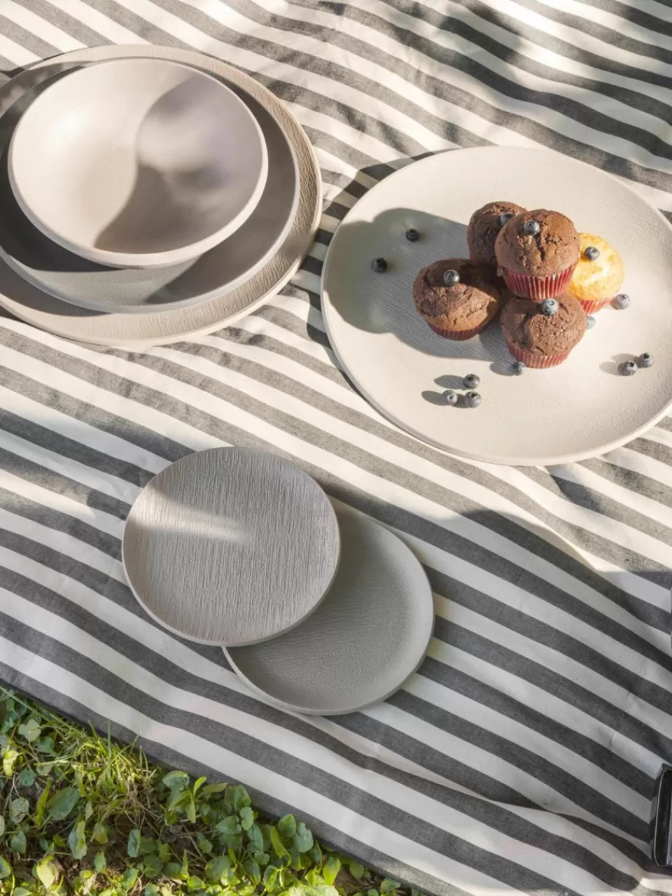 Kartell Ontbijtbord Trama van melamine, 4 stuks | Ontbijt- & Dessertborden | Servies