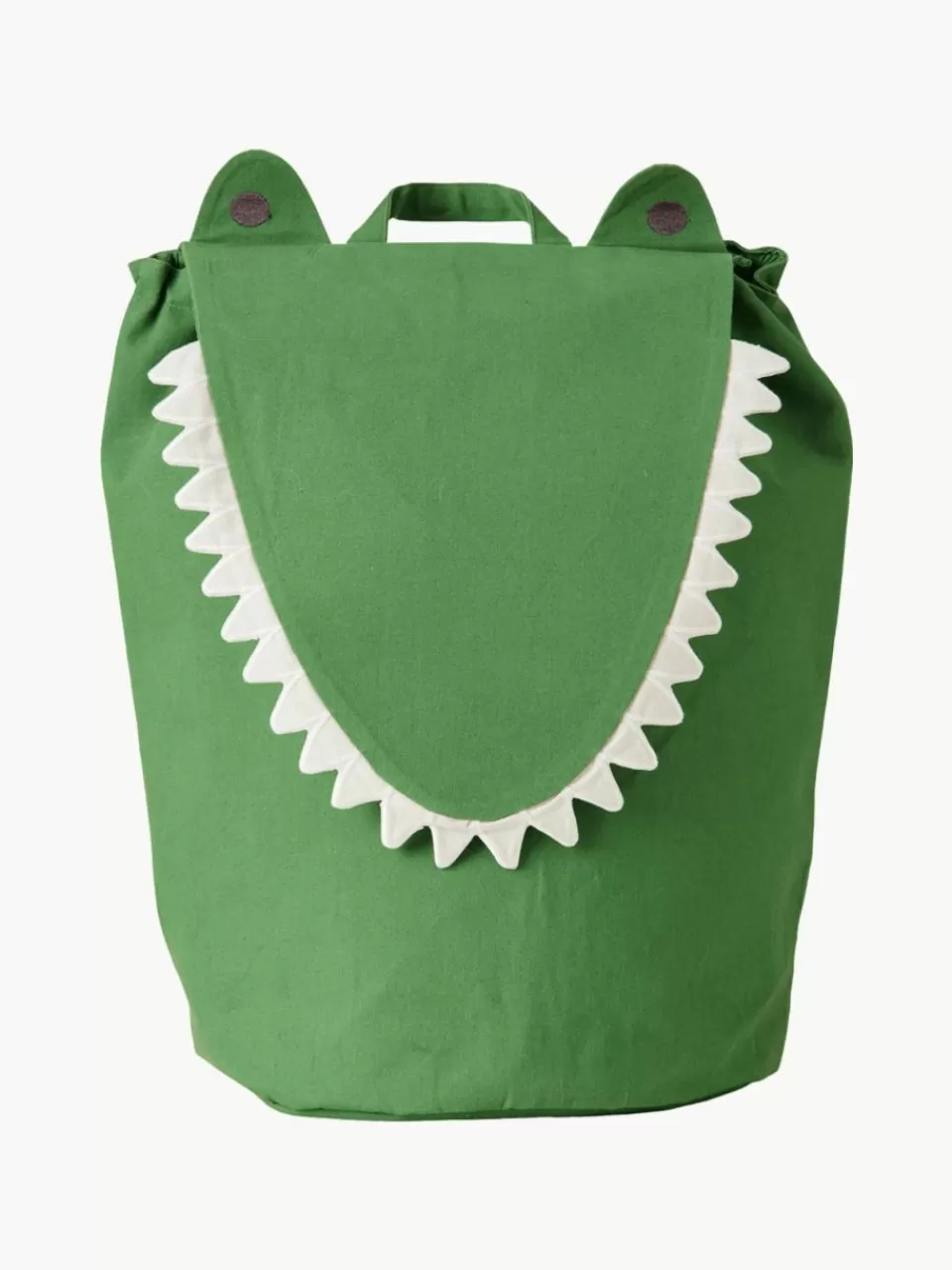 ferm LIVING Kids Opbergmand Crocodile van biokatoen | Speelgoed Opbergen | Speelgoed Opbergen