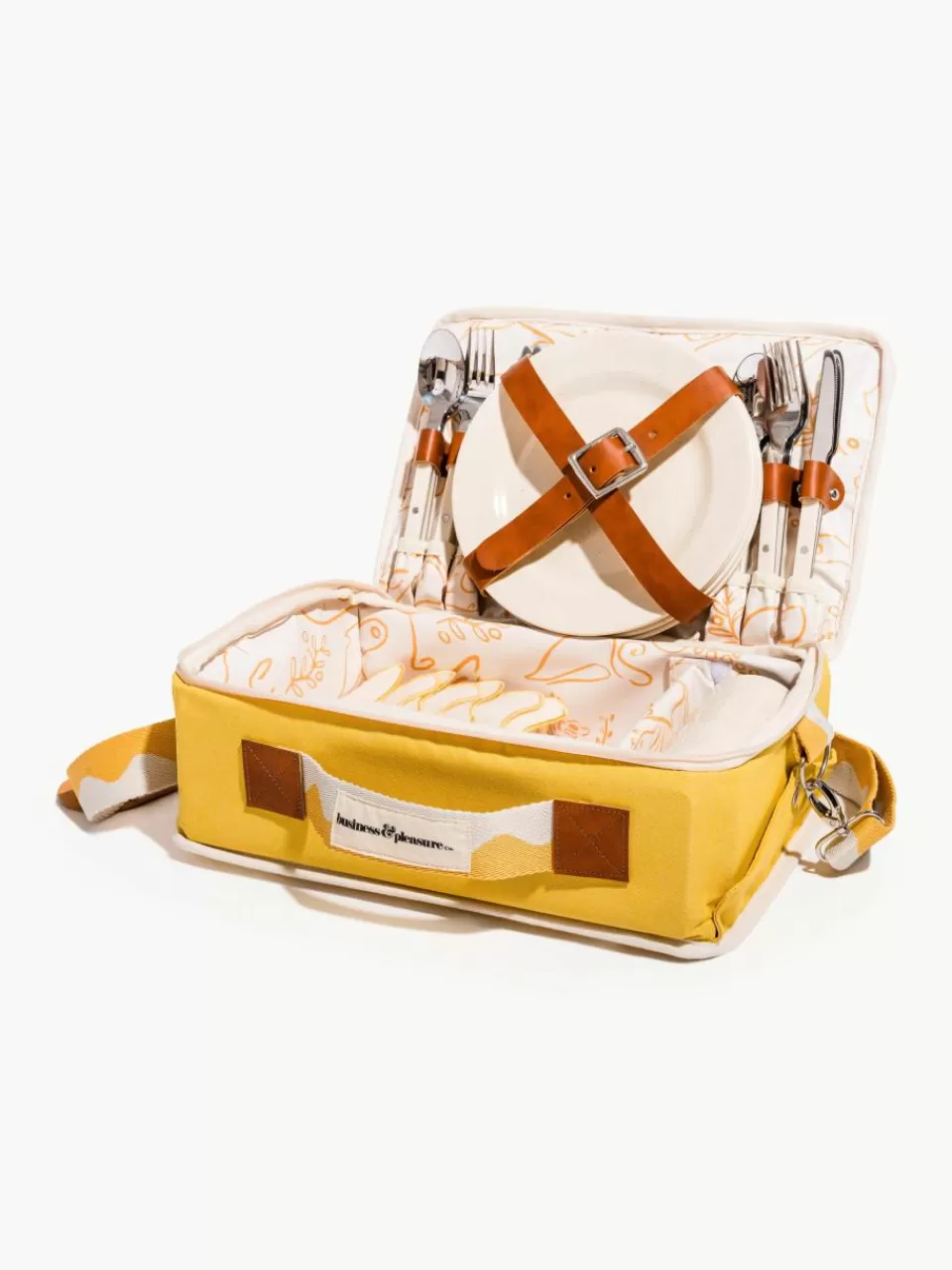 Business & Pleasure Picknicktas Retro met picknickaccessoires | Strandaccessoires