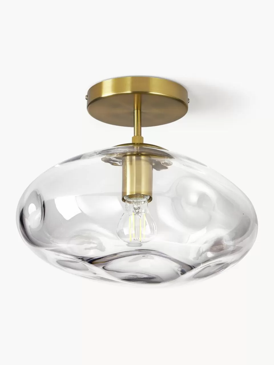 Westwing Collection Plafondlamp Amora van glas | Plafondlampen | Plafondlampen