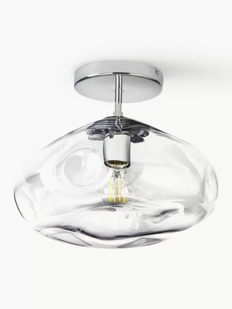 Westwing Collection Plafondlamp Amora van glas | Plafondlampen | Plafondlampen