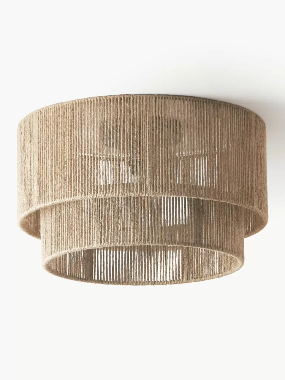 Westwing Collection Plafondlamp Cecillia van jute | Plafondlampen | Plafondlampen