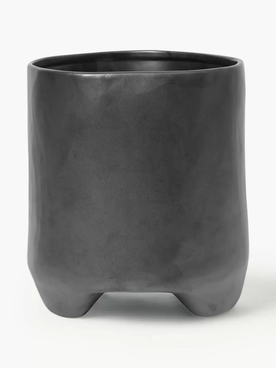 ferm LIVING Plantenpot Esca van keramiek, H 21 cm | Plantenbakken | Bloempotten