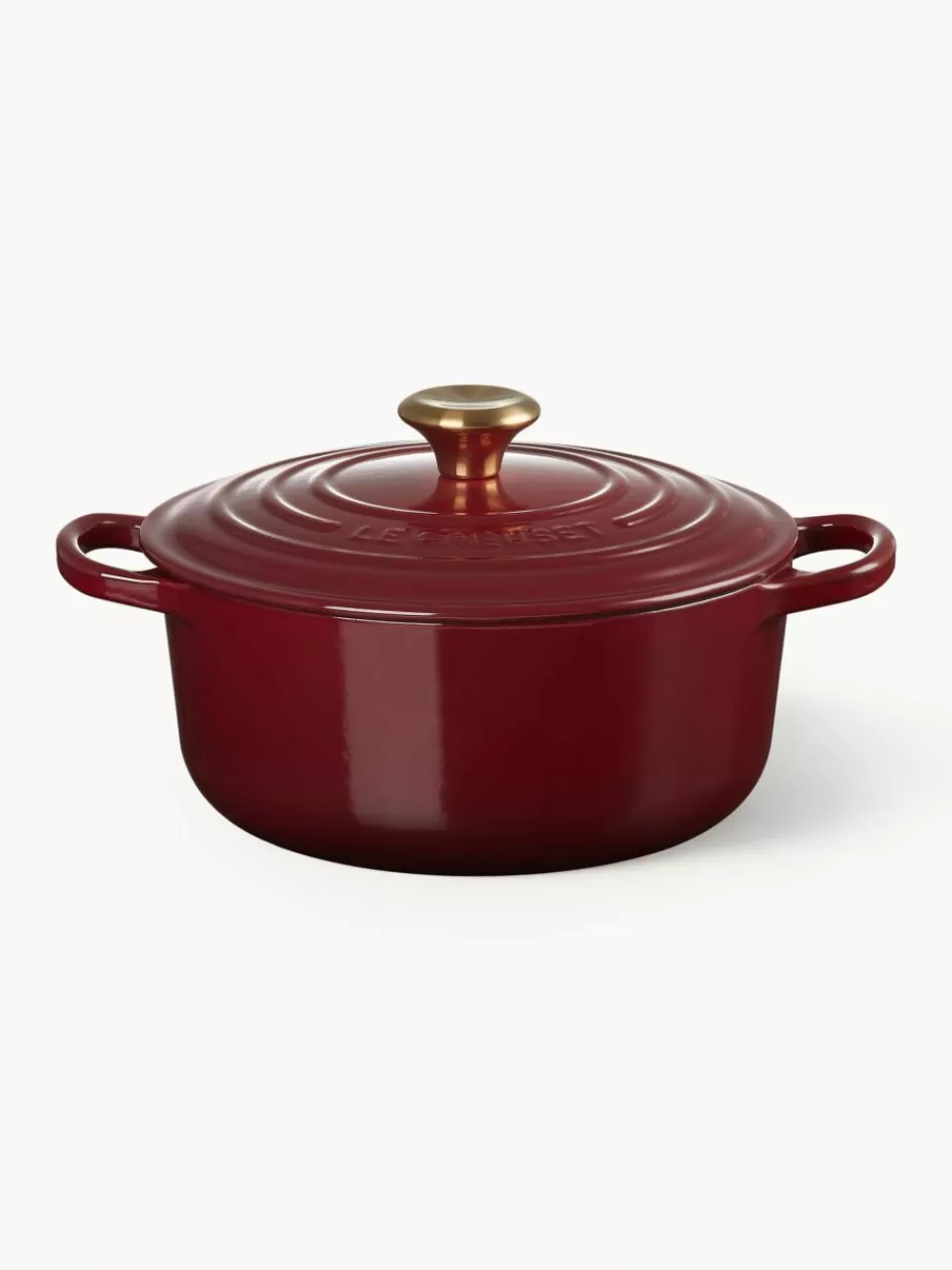 LE CREUSET Ronde braadpan Signature Collection van gietijzer | Kookpannen | Kookpannen