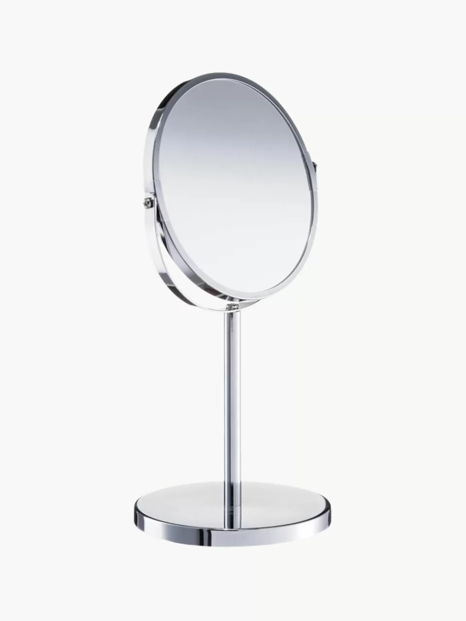 Westwing Ronde make-upspiegel Flip met vergrootglas en metalen voet | Make-Up Spiegels