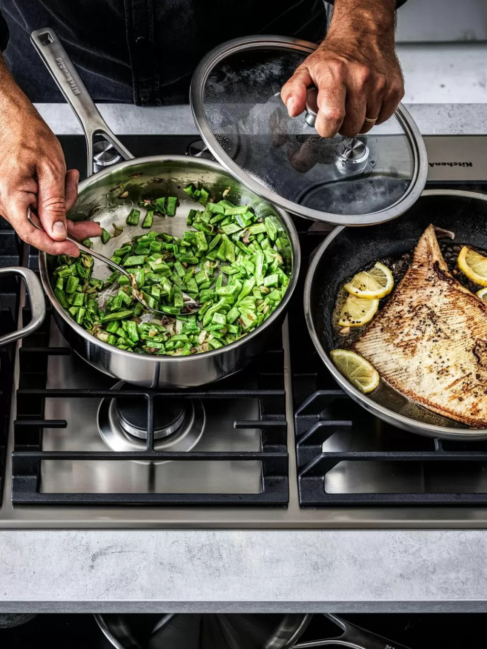 KitchenAid Sauteerpan met glazen deksel | Koekenpannen | Koekenpannen