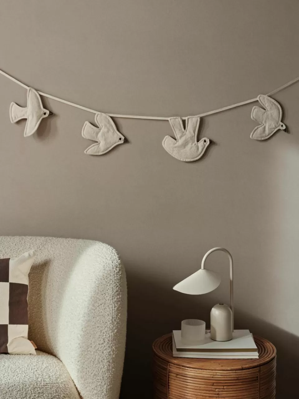 ferm LIVING Kids Slinger Swif Bird van biokatoen | Kinderkamer Decoratie