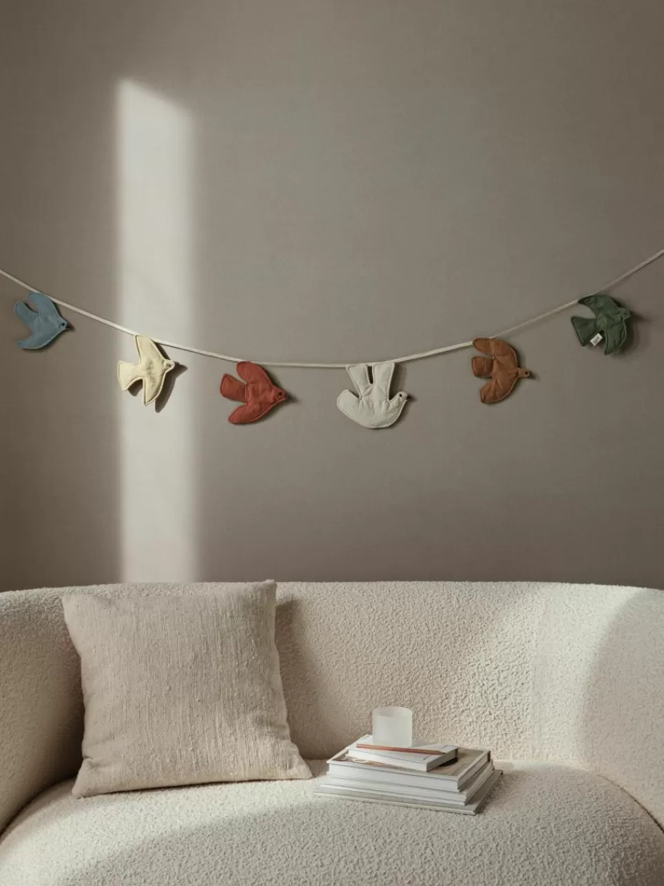 ferm LIVING Kids Slinger Swif Bird van biokatoen | Kinderkamer Decoratie