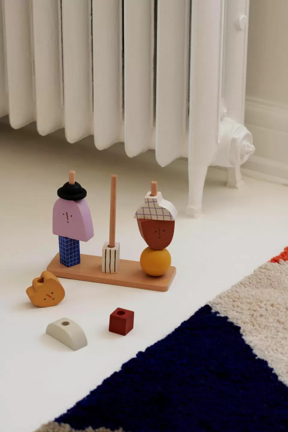 ferm LIVING Kids Speelgoed Character van beukenhout | Speelgoed & Knuffels | Speelgoed & Knuffels