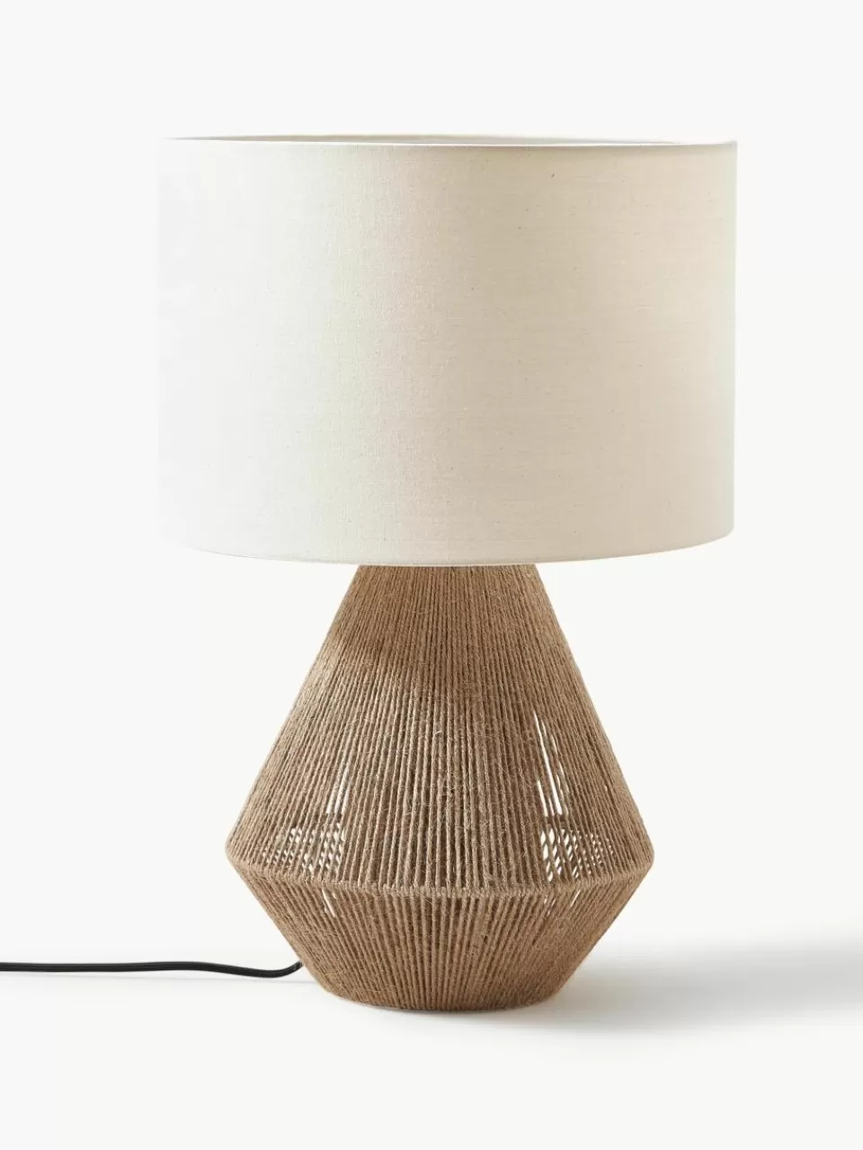 Westwing Collection Tafellamp Cecillia van jute | Bureaulampen | Tafellampen