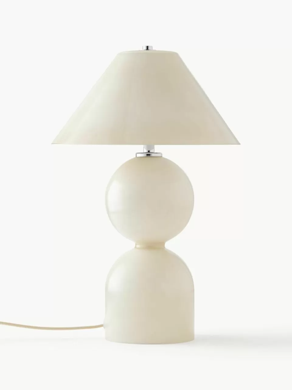 Westwing Collection Tafellamp Danielle van glas | Bureaulampen | Tafellampen