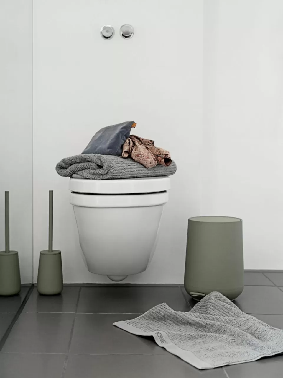 Zone Denmark Toiletborstel Nova met porseleinen houder | Decoratie | Toiletborstels