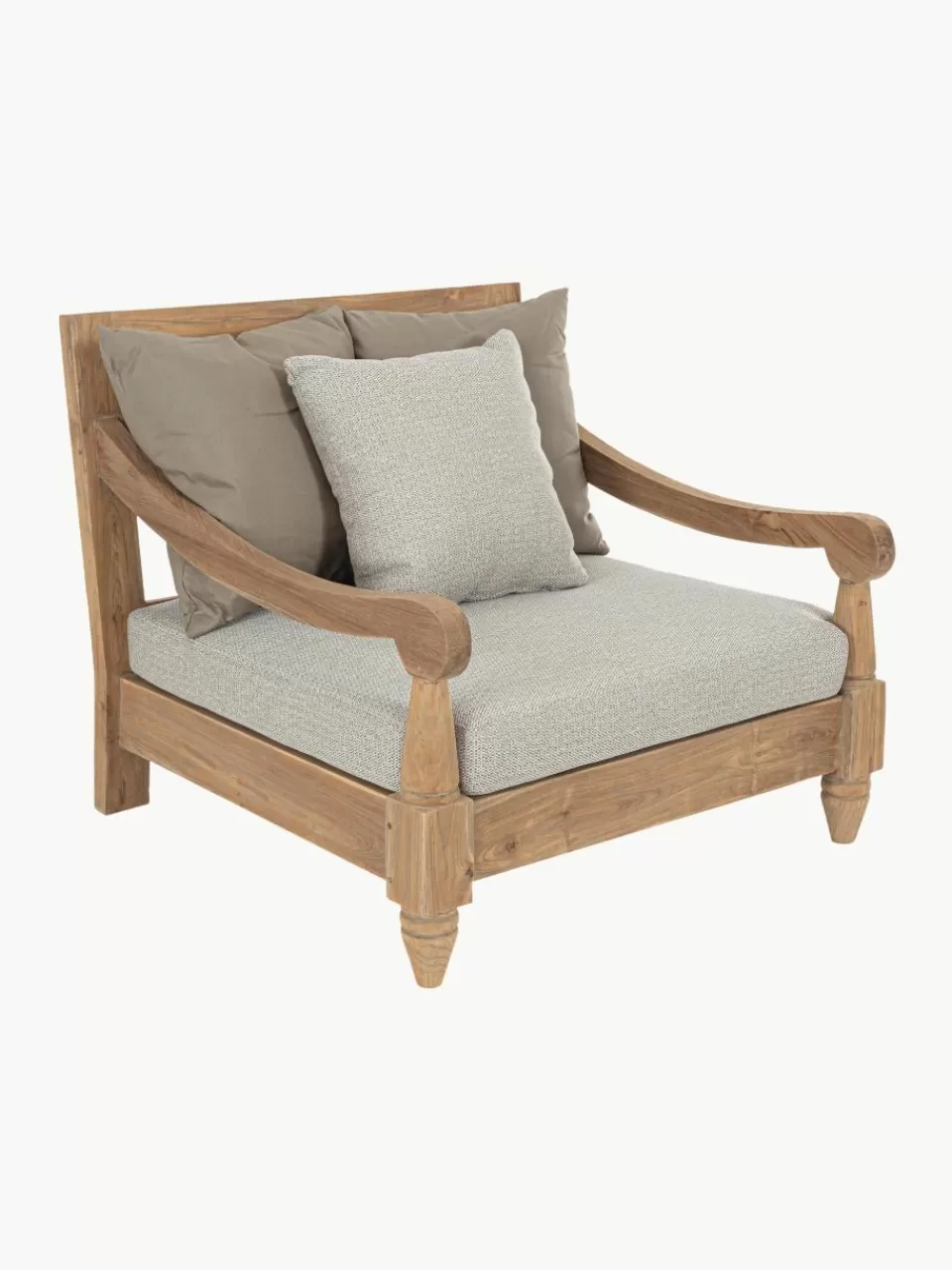 Bizzotto Tuin loungefauteuil Bali van teakhout | Tuinmeubels | Loungemeubels