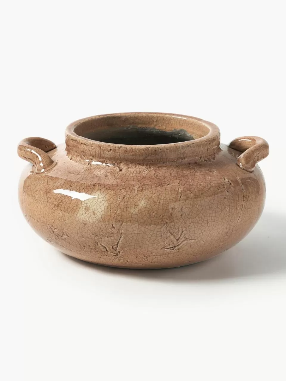 Westwing Collection Vaas Veda van terracotta, H 16 cm | Vazen | Vazen