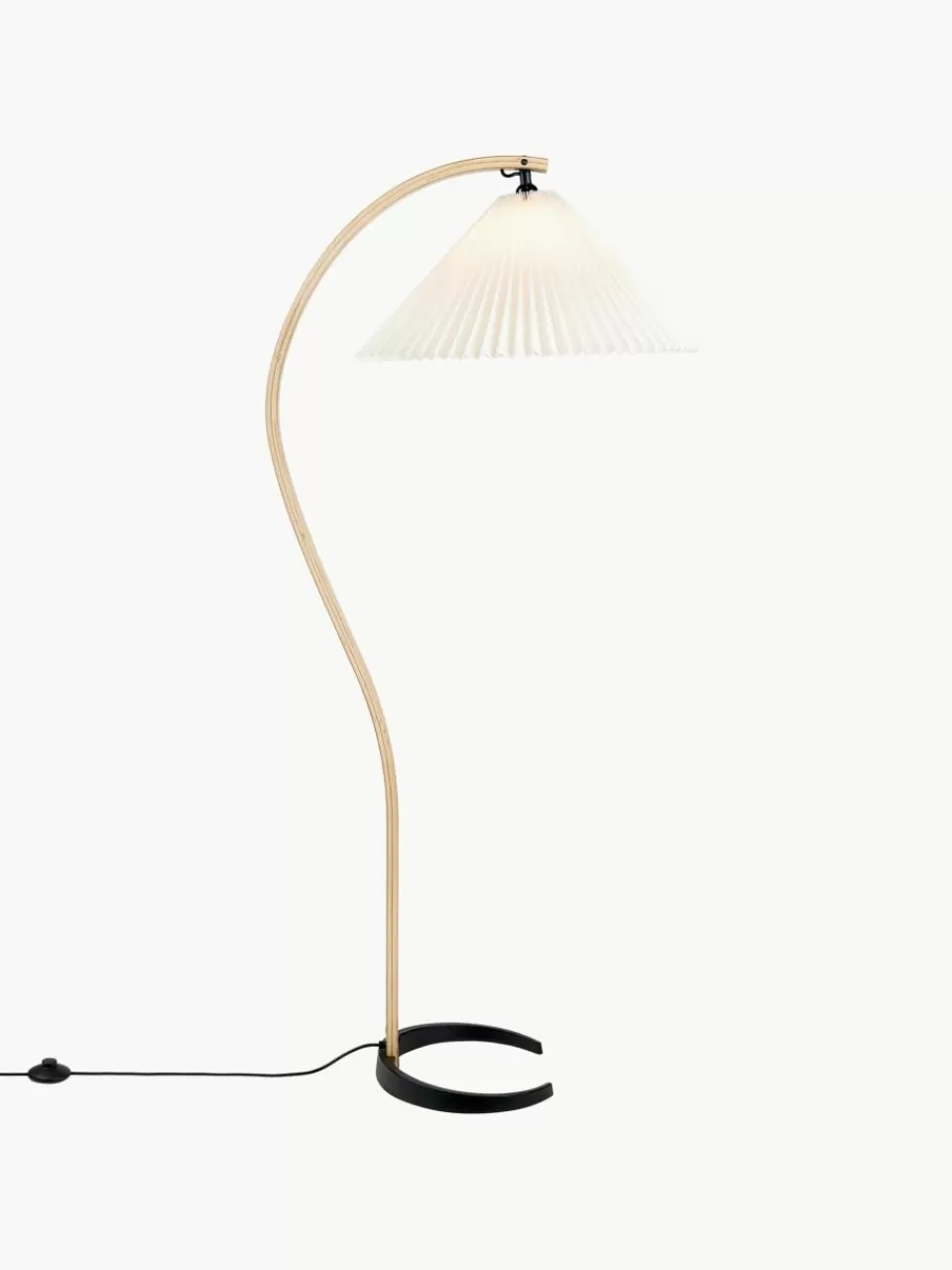 GUBI Verstelbare vloerlamp Timberline | Staande Lampen | Leeslampen