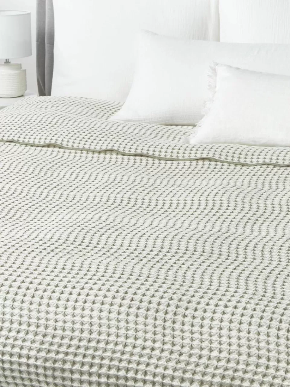 Westwing Collection Wafelpiqué bedsprei Allie | Bedspreien