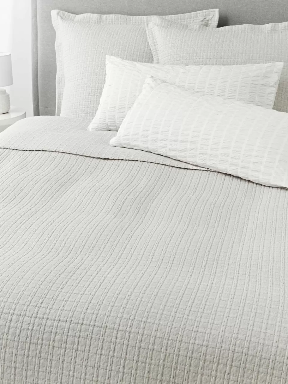 Westwing Collection Wafelpiqué bedsprei Orville | Bedspreien