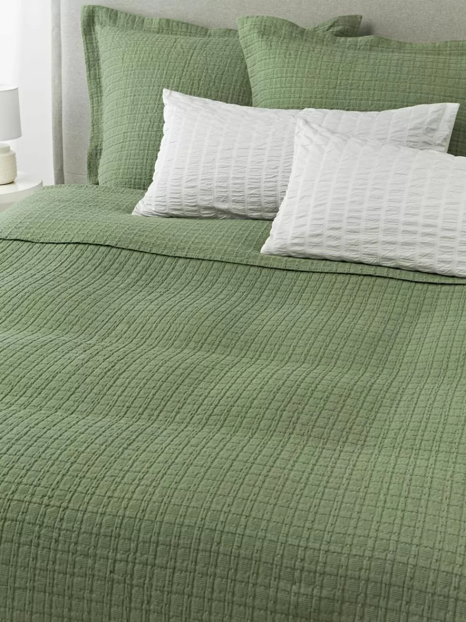 Westwing Collection Wafelpiqué bedsprei Orville | Bedspreien