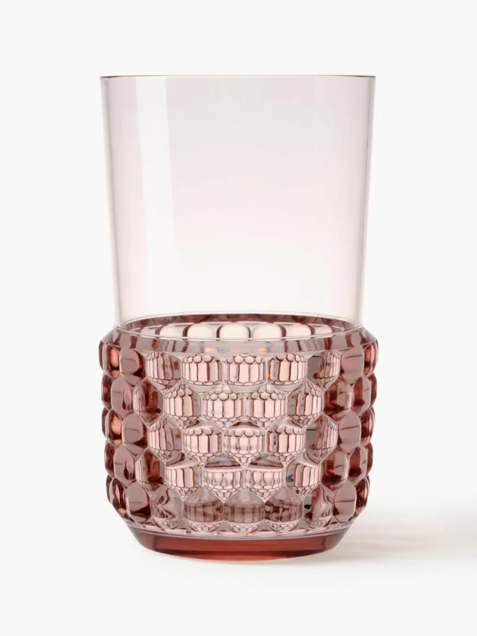 Kartell Waterglazen Jellies met structuurpatroon, 4 stuks | Waterglazen | Servies