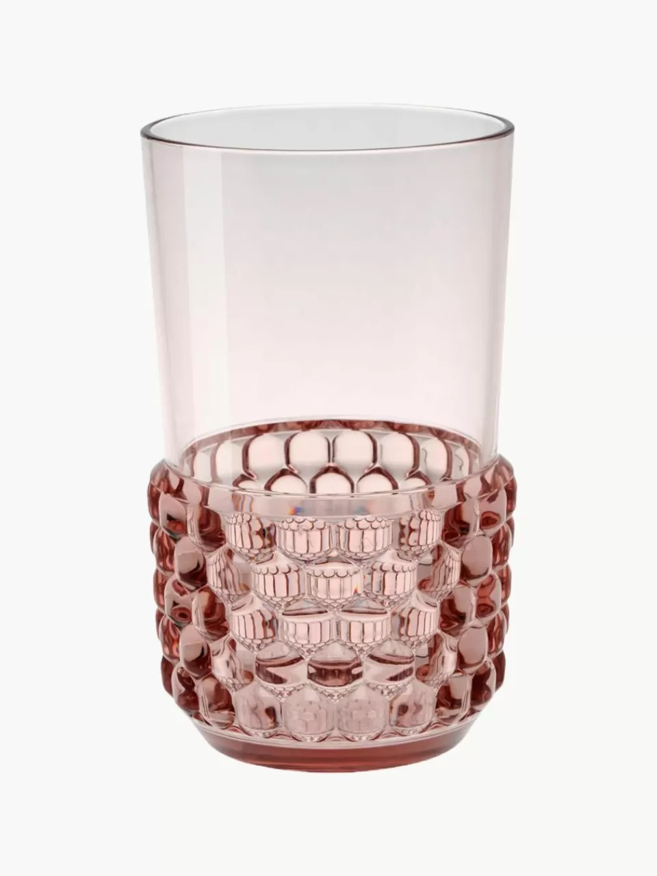 Kartell Waterglazen Jellies met structuurpatroon, 4 stuks | Waterglazen | Servies