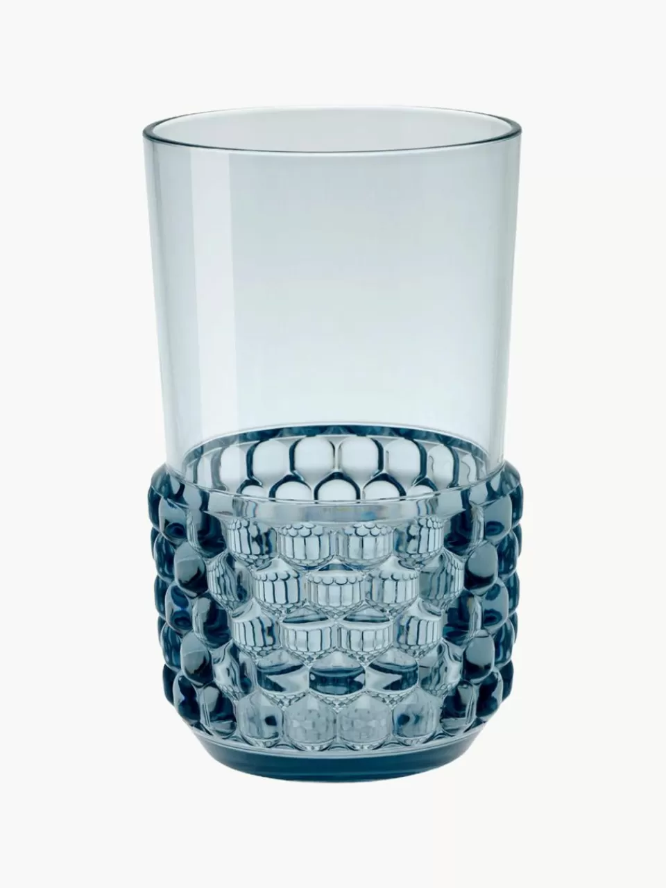 Kartell Waterglazen Jellies met structuurpatroon, 4 stuks | Servies