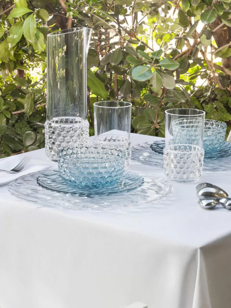 Kartell Waterkaraf Jellies met structuurpatroon, 1.3 L | Servies | Waterkaraffen & Waterkannen