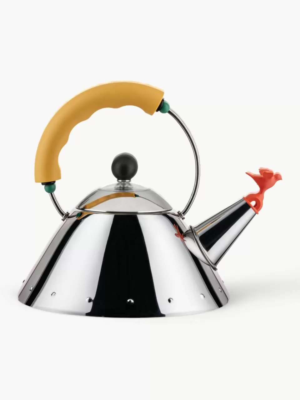 ALESSI Waterkoker Bird met fluitje, 1 L | Waterkokers