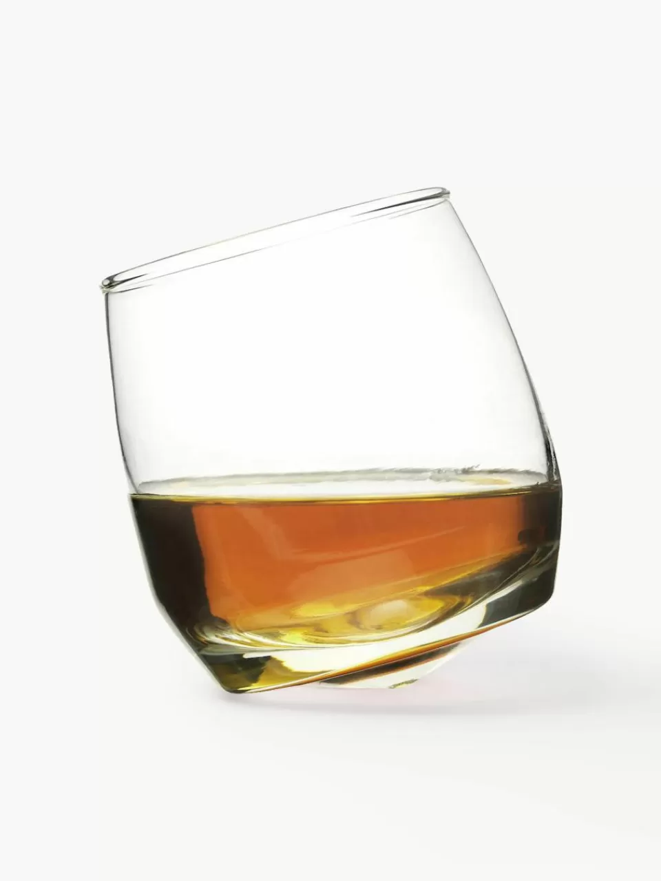 Sagaform Whiskyglazen Rocking met ronde bodem, 6 stuks | Servies | Barglazen