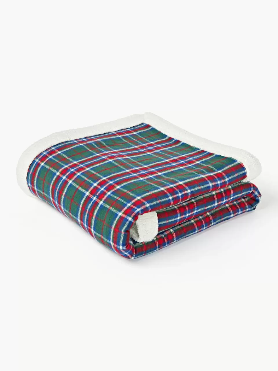 Westwing Collection Zachte geruite plaid Gavin | Plaids & Dekentjes